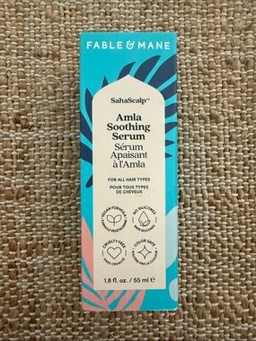 NEW Fable & Mane SahaScalp Amla Soothing Serum 1.8 oz